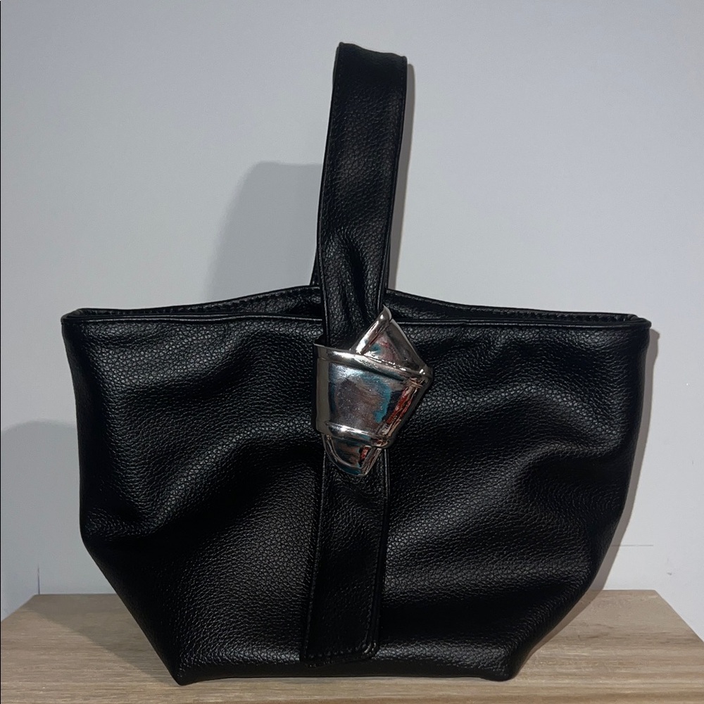 Merit X Brandon Maxwell‎ Bag- Limited Edition black leather mini bag